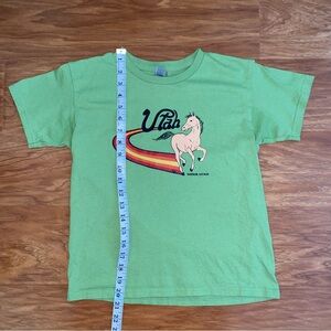 Gildan Kids Green Utah T-Shirt with Horse Design